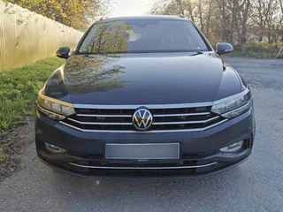 Накладка на фари і смужка (3 шт, нерж) OmsaLine - Італійська нержавійка для Volkswagen Passat B8 2015-2023 рр