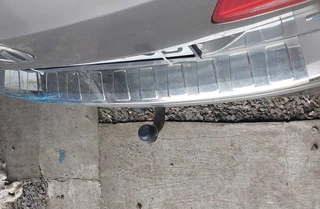 Накладка на задній бампер Carmos (SW, нерж) для Volkswagen Passat B7 2012-2015рр