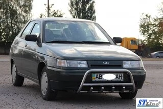 Кенгурятник WT003 42мм (нерж) для ВАЗ 2110-21115