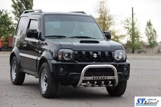 Кенгурятник QT006 (нерж) для Suzuki Jimny 1998-2018 рр