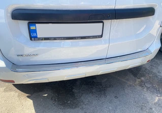 Накладка на задній бампер Carmos (нерж) для Dacia Dokker 2013-2022 рр