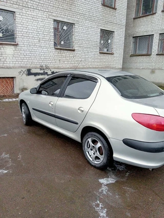 Накладки на ручки (нерж) 2 шт, Carmos - Турецька сталь для Peugeot 206