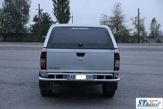 Задній захист AK004 (нерж) для Nissan NP300 1999-2015