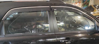 Вітровики з хромом (4 шт, Niken) для Kia Sportage 2004-2010 рр