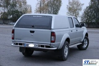 Задній захист AK004 (нерж) для Nissan NP300 1999-2015