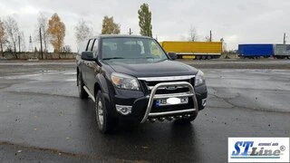 Кенгурятник QT008 (нерж) для Ford Ranger 2007-2011 рр