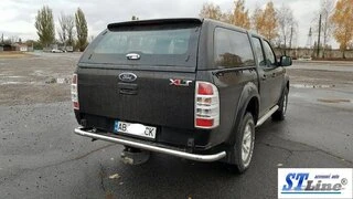 Задній захист AK005 (2 шт., нерж.) для Ford Ranger 2007-2011 рр
