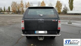 Задній захист AK005 (2 шт., нерж.) для Ford Ranger 2007-2011 рр