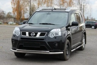 Передній захист ST014 (нерж) для Nissan X-trail T31 2007-2014рр