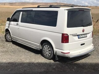 Інтегровані рейлінги (чорні) Довга база для Volkswagen T5 Caravelle 2004-2010 рр