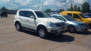 Кенгурятник WT004 (нерж) для SsangYong Rexton I 2001-2017 рр