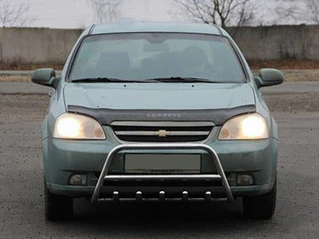Передня дуга WT003 (42мм, нерж.) для Chevrolet Lacetti