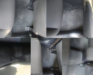 Поліуретанові килимки (EVA, чорні) для Mitsubishi Lancer X 2008- рр