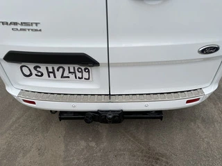 Накладка на задній бампер Carmos (нерж) для Ford Custom 2013-2022 рр