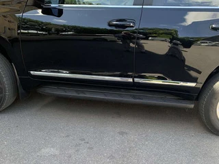 Молдинг дверей (дизайн 2013-2017) Чорний колір для Toyota Land Cruiser Prado 150