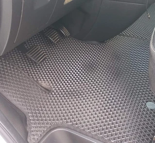 Килимки (2 шт, EVA, чорні) для Renault Trafic 2015- рр