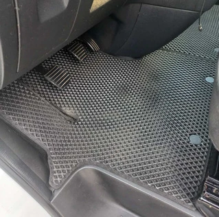 Килимки (2 шт, EVA, чорні) для Renault Trafic 2015- рр