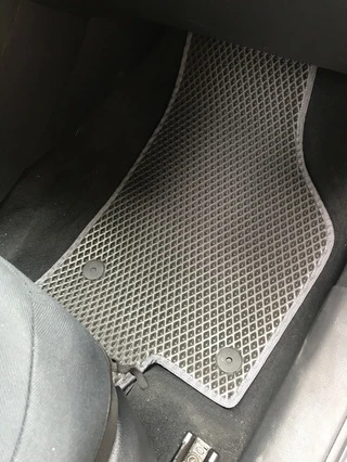 Поліуретанові килимки (2 ряду, EVA, чорні) для Volkswagen Sharan 2010- рр