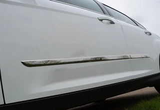 Молдинг дверний (4 шт, нерж.) для Citroen C-Elysee