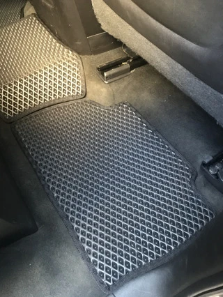 Поліуретанові килимки 3 ряди (EVA, чорні) для Chevrolet Suburban 2014-2019 рр