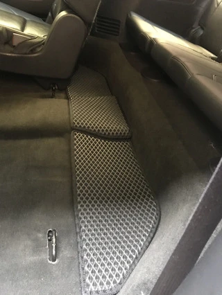 Поліуретанові килимки 3 ряди (EVA, чорні) для Chevrolet Suburban 2014-2019 рр