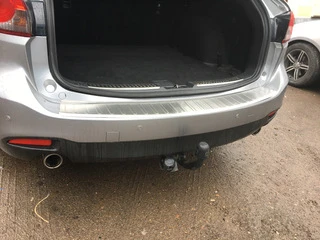 Накладка на задній бампер Carmos (SW, нерж) для Mazda 6 2012-2024 рр