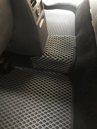 Килимки EVA (чорні) 2 шт, передні для Volkswagen Caddy 2010-2015 рр