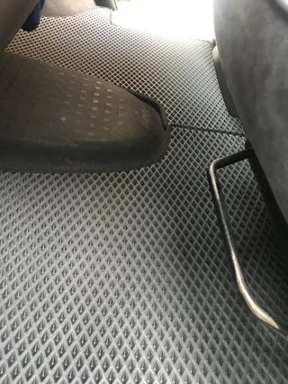 Килимки EVA (чорні, передні, для 2-20251) для Volkswagen T5 Transporter 2003-2010 рр