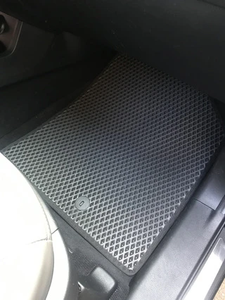 Килимки 5 місць (EVA, чорні) для Hyundai Santa Fe 3 2012-2018 рр