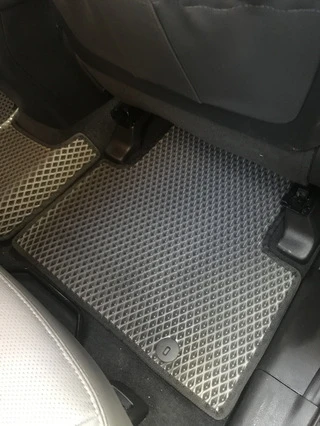 Килимки 5 місць (EVA, чорні) для Hyundai Santa Fe 3 2012-2018 рр