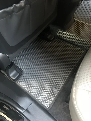 Килимки 5 місць (EVA, чорні) для Hyundai Santa Fe 3 2012-2018 рр