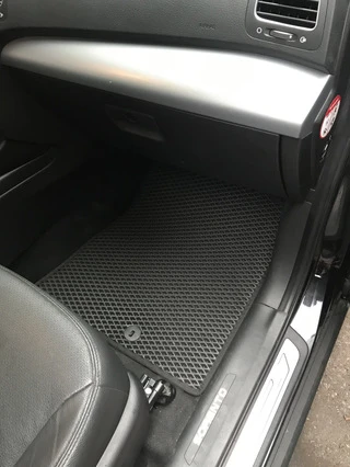 Килимки 2012-2014 (EVA, чорні) для Kia Sorento II XM рр
