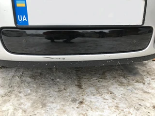 Зимова накладка на решітку (2007-2010, нижня) Глянцева для Skoda Fabia рр