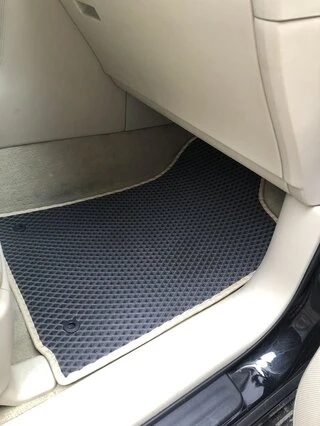 Килимки салону 3 ряди (EVA, чорний) для Nissan Armada 2016-2024 рр