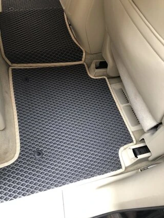 Килимки салону 3 ряди (EVA, чорний) для Nissan Armada 2016-2024 рр