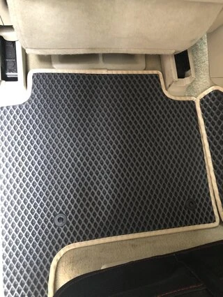 Килимки салону 3 ряди (EVA, чорний) для Nissan Armada 2016-2024 рр