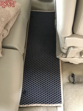 Килимки салону 3 ряди (EVA, чорний) для Nissan Armada 2016-2024 рр