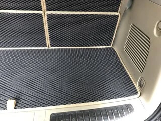 Килимок багажника 5 частин (EVA, чорний) для Nissan Armada 2016-2024 рр