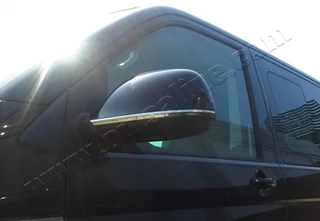 Смужки на дзеркала (2 шт., нерж) для Volkswagen T5 2010-2015 рр