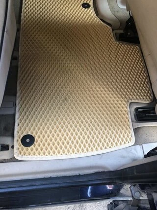 Килимки EVA (2 ряди, бежеві) для Volkswagen Sharan 1995-2010 рр