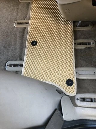 Килимки EVA (3 ряди, бежеві) для Ford Galaxy 1995-2006 рр