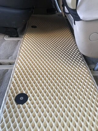 Килимки EVA (3 ряди, бежеві) для Ford Galaxy 1995-2006 рр