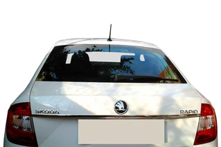 Хром планка над номером Tit-design (нерж.) для Skoda Rapid 2012-2019 рр