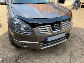 Дефлектор капоту (EuroCap) для Nissan Qashqai 2007-2010 рр