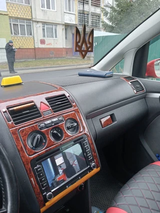 Накладки на панель Дерево для Volkswagen Touran 2003-2010 рр