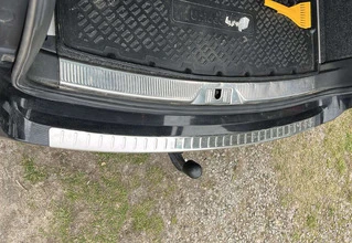 Накладка на задній бампер Carmos V1 (SW, нерж) для Skoda Superb 2009-2015 рр