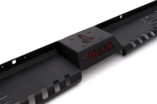 Бокові пороги Dakar V2 без LED (2019-2025, 2 шт, метал) для Mitsubishi L200 рр