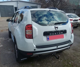 Накладка на задній бампер EuroCap (ABS) для Renault Duster 2008-2017 рр