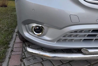 Накладки на противотуманки (2 шт., нерж) для Mercedes Vito / V-class W447 2014- рр