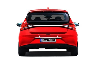 Хром планка над номером OmsaLine (нерж) для Hyundai I-20 2020- рр
